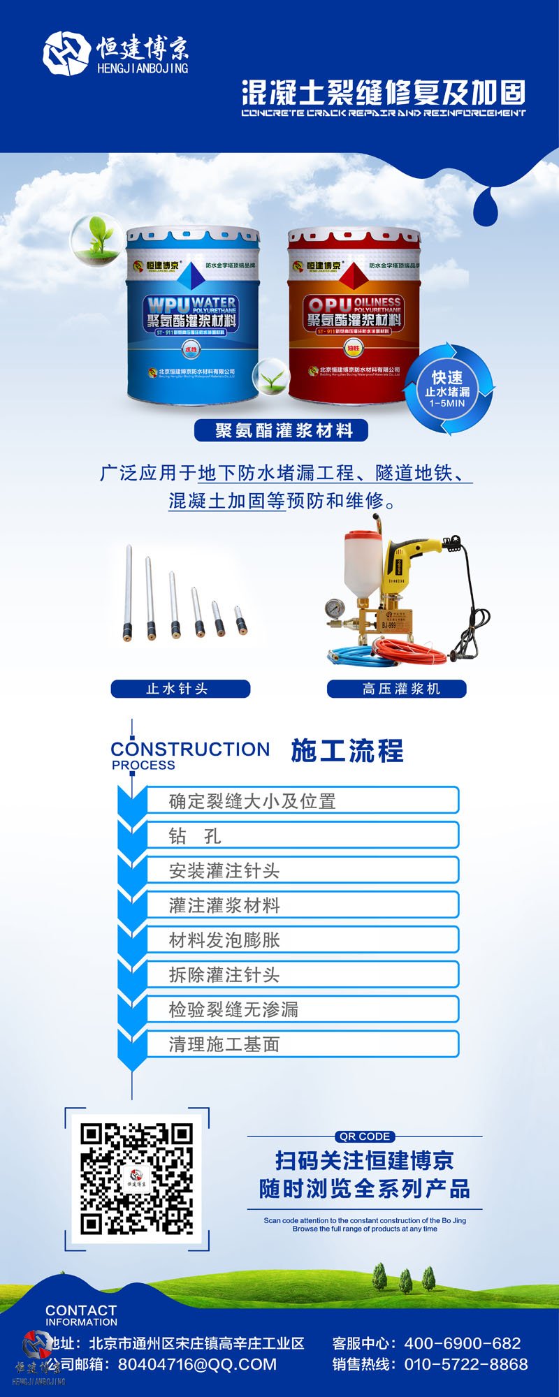 注浆液施工流程